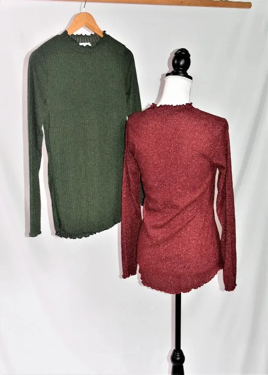 Ivy Lettuce-Edge Detailed Top
