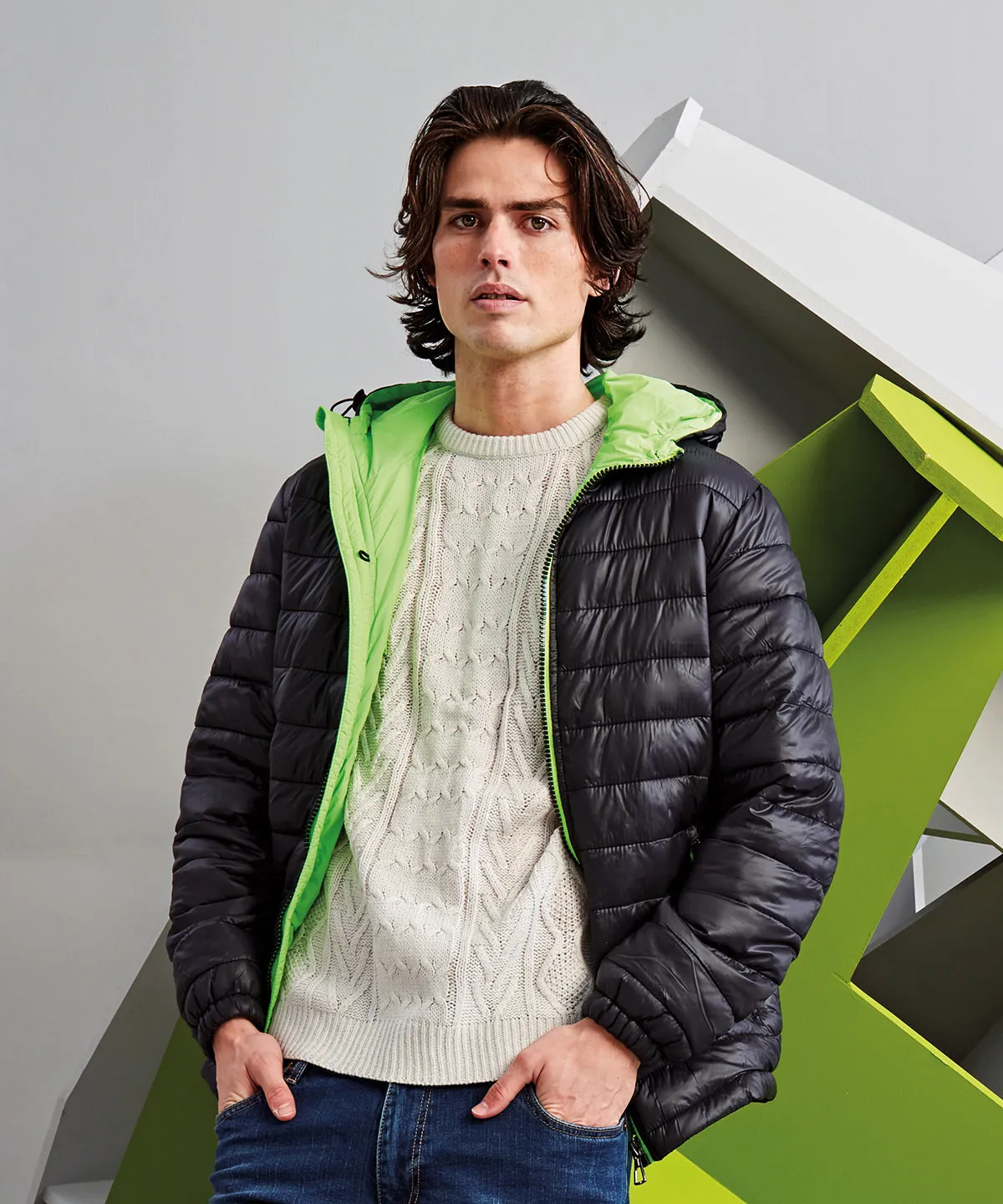Navy/Sapphire - Padded jacket